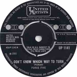 Force Five  - Don't Know Which Way To Turn mp3 flac download