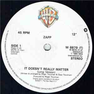 Zapp - It Doesn't Really Matter mp3 flac download