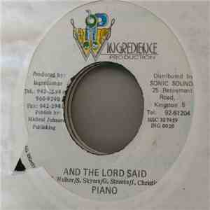 Piano  - And The Lord Said mp3 flac download